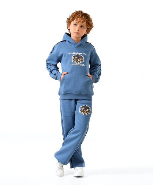 Blue - Hex hoodie set - boys