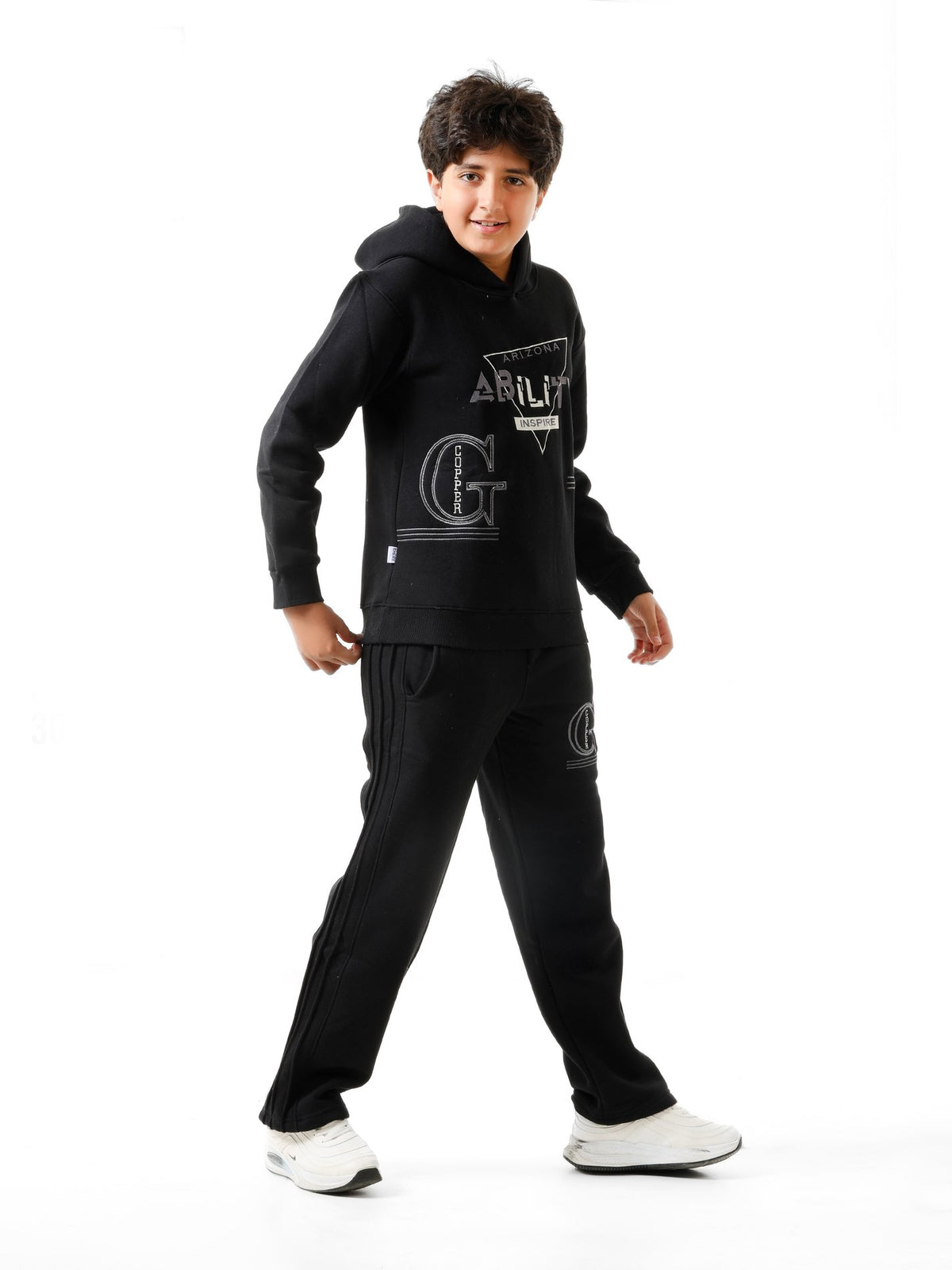 Black - Ability hoodie set - older boys