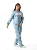 Light blue - Paradise hoodie set - girls