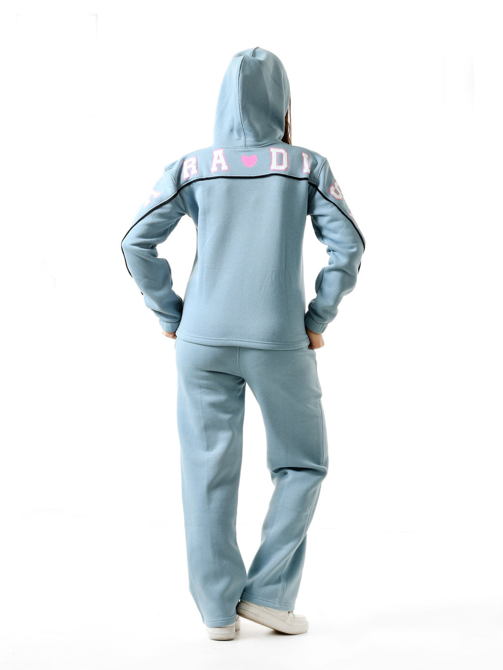 Light blue - Paradise hoodie set - girls
